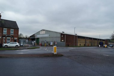 Gün batımında Şehir ve Yol 