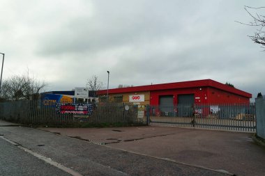 Gün batımında Şehir ve Yol 