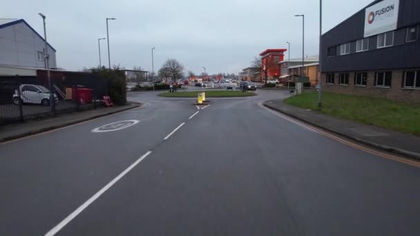 Luton 29Th March 2023 High Angle Footage Roads Luton Town — 비디오