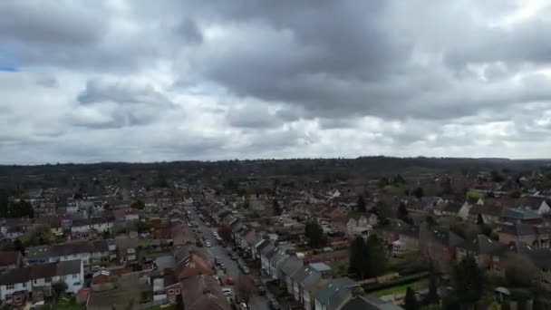 High Angle Drone Footage Luton Város Anglia — Stock videók