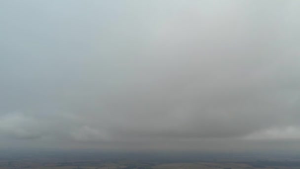 High Angle Footage Dramatical Clouds Sky — Stok Video