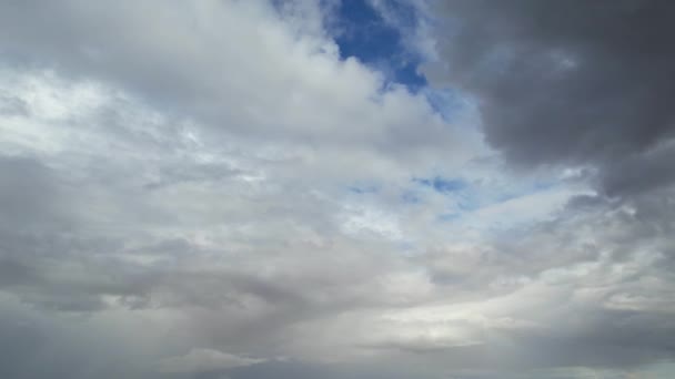 Hermosas Imágenes Alto Ángulo Nubes Dramáticas Cielo — Vídeos de Stock