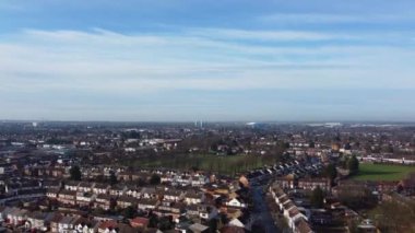 İngiltere, ENGLAND, LUTON - 22ND APRIL, 2023: Luton Town Centre 's Buildings and City View' in Hava Görüntüsü