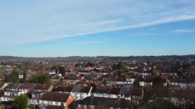 İngiltere, ENGLAND, LUTON - 22ND APRIL, 2023: Luton Town Centre 's Buildings and City View' in Hava Görüntüsü