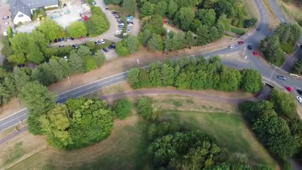 Ngiltere Nin Milton Keynes Şehrindeki Willen Lake Park Muhteşem Hava — Stok video