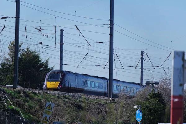 stock image Central Railway Station of Luton Town of England UK