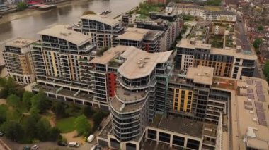 Merkez Croydon Yüksek Açı Manzarası, Londra İngiltere Şehri