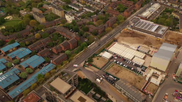 Vista Ángulo Alto Del Centro Croydon Londres City England — Vídeos de Stock