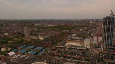 Merkez Croydon Yüksek Açı Manzarası, Londra İngiltere Şehri