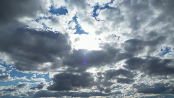 Cielo Más Hermoso Con Nubes Dramáticas Sobre Ciudad Luton Inglaterra — Vídeo de stock