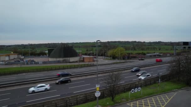 England 9Th Abril 2023 High Angle View British Highways Highways — Vídeo de Stock