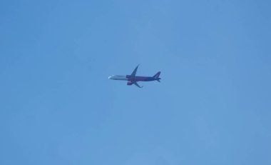 Gökyüzünde uçan bir uçak