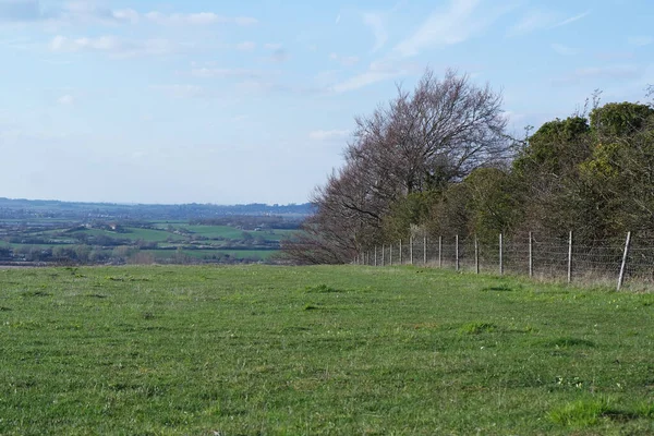 Vacker Utsikt Över Sharpenhoe Countryside England — Stockfoto