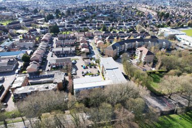  Wardown Park 'ın Güzel Manzarası, Luton, İngiltere