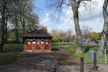  Wardown Park 'ın Güzel Manzarası, Luton, İngiltere