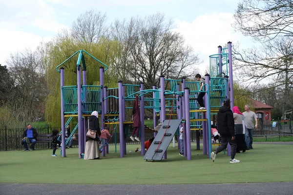 Beautiful View of Playground at Wardown Public Park of Luton England Great Britain
