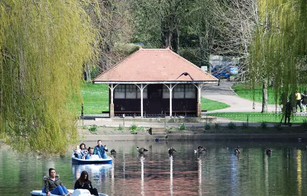 Stock image  Beautiful View of Wardown Park, Luton, England