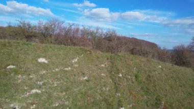 İngiliz Kırsal Bölgesinin Yüksek Açılı Görüntüleri Sharpenhoe Alkışlayıcıları Bedfordshire İngiltere, Tepelerin Turistik Noktası ve İngiliz Çiftlikleri