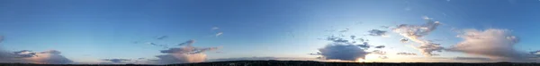 Великий Високий Кут Зору Хмари Під Час Заходу Сонця Над — стокове фото