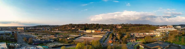 英国中卢顿市美丽的空中景观 — 图库照片