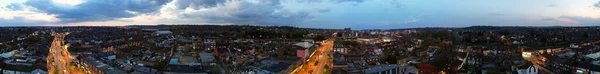 Вид Воздуха Центральный Город Англии Лутон — стоковое фото