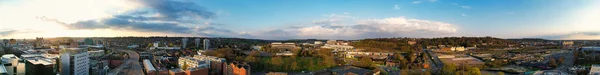 Prachtig Uitzicht Vanuit Lucht Central Luton City England — Stockfoto