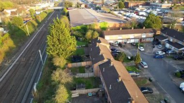 Konut ve Şehrin Havadan Görünümü 