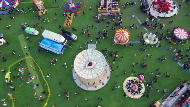 Eid Festival Rides Luton Inglaterra — Vídeo de stock