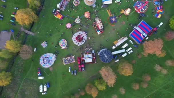 Eid Festival Passeios Luton Inglaterra — Vídeo de Stock