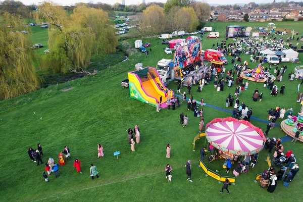 Aerial View Eid Festival — Stock Photo, Image