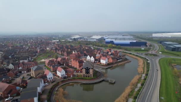 Aerial View Retirement Housing Society Bedford Anglia — Stock videók