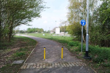 Stewartby 'nin Güzel Manzarası İngiltere Kırsal Bölgesi