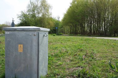 Stewartby 'nin Güzel Manzarası İngiltere Kırsal Bölgesi