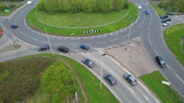 Bedford Anglia Egyesült Királyság Április 2023 High Angle Aerial View — Stock videók