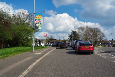 Luton, İngiltere, Birleşik Krallık - 17 Nisan 2023: Luton City view