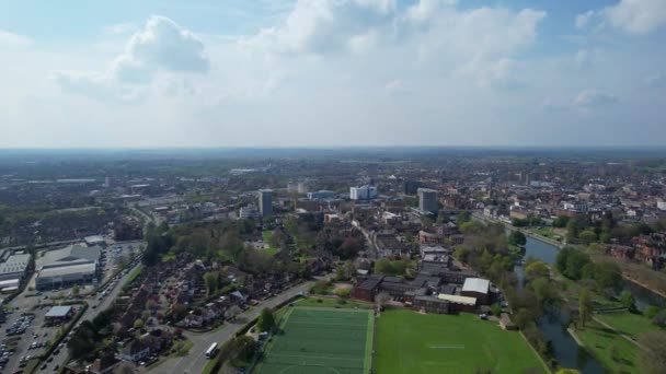 Центральный Беверли Сити Англия Великобритания Апреля 2023 Года Вид Воздуха — стоковое видео
