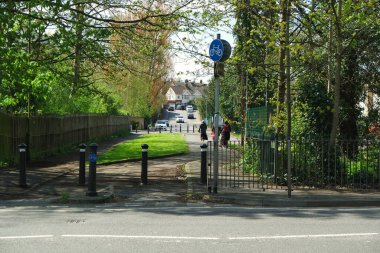 Wardown Park, Luton, İngiltere - 25 Nisan 2023: Baharda Wardown Park