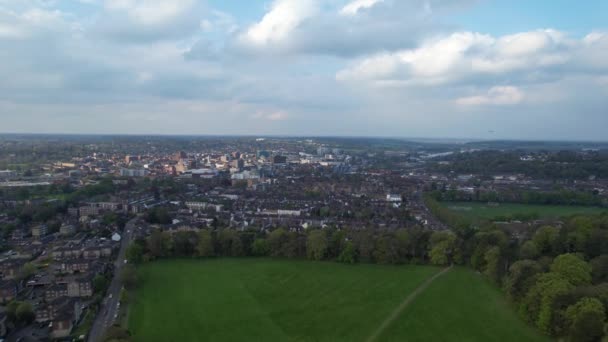 Luton City Anglia Nagy Britannia Június 2022 Légi Kilátás Luton — Stock videók