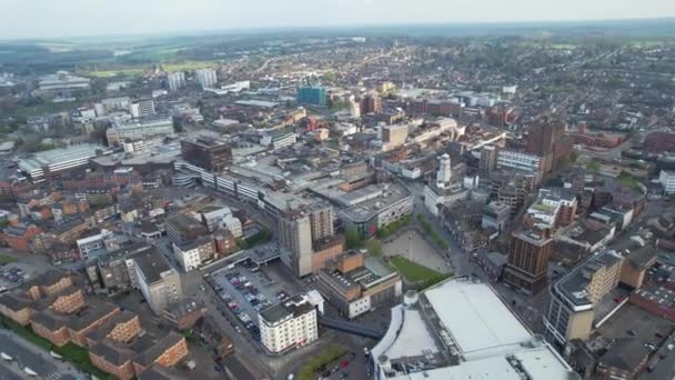 Luton City Ngiltere Ngiltere Haziran 2022 Günbatımı Sırasında Luton City — Stok video