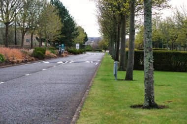 Luton, İngiltere, Birleşik Krallık - 12 Nisan 2023: Green Industrial Estate Luton