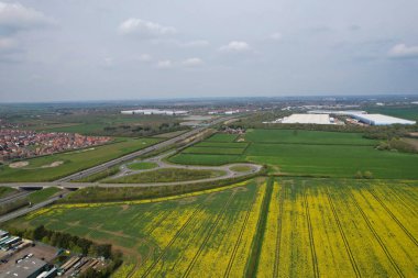 Bedford, England, United Kingdom - April 22, 2023: British Countryside Farms clipart