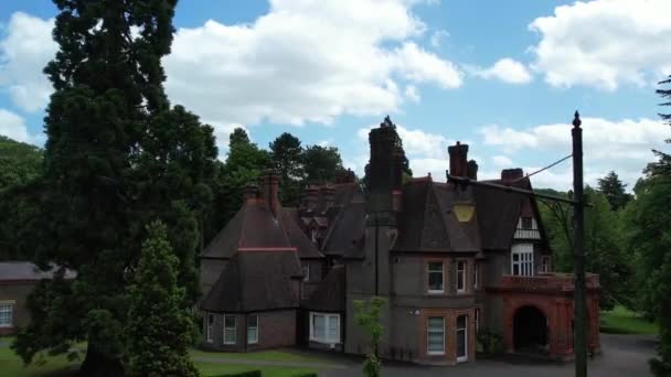 Luton City United Kingdom May 2023 Aerial View Wardown Park — Stock Video