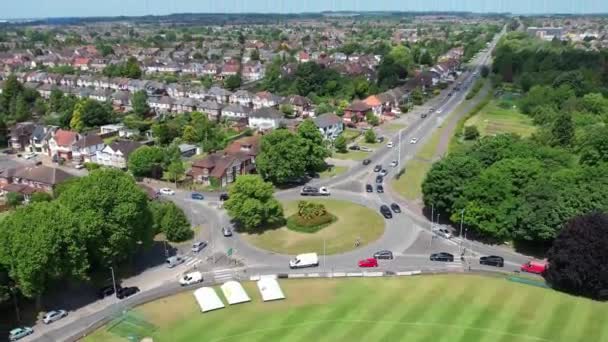 Luton City United Kingdom May 2023 Aerial View Luton City — Stock Video