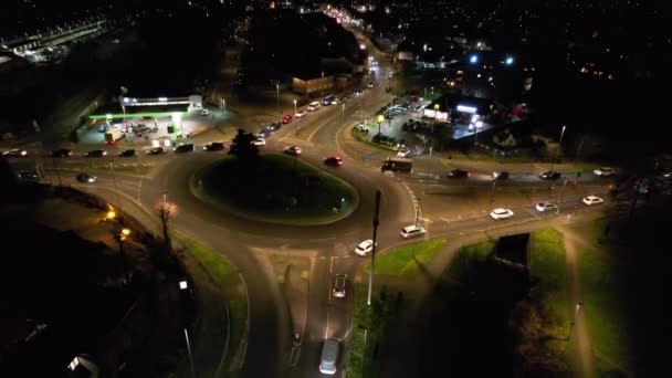 2023 조명된 도시와 교통의 비디오 — 비디오