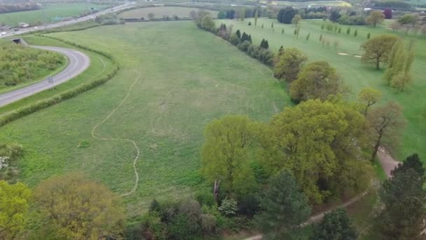 Luton Anglia Zjednoczone Królestwo Maja 2023 Panoramiczny Krajobraz Stockwood Park — Wideo stockowe