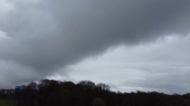 Leagrave İstasyonu, İngiltere, Birleşik Krallık - 27 Kasım 2022: Leagrave İstasyonu Şehir Hava Görüntüsü