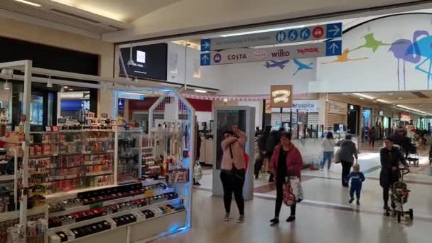 Luton England Großbritannien Mai 2023 Einkaufszentrum Central Luton City — Stockvideo