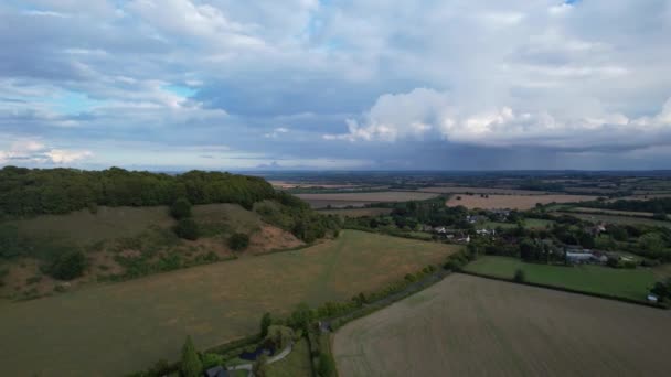 Sharpenhoe Clappers Inglaterra Reino Unido Septiembre 2022 Granjas Agrícolas Campo — Vídeo de stock