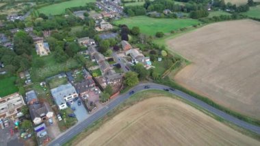 Streatley Village, İngiltere, Birleşik Krallık - 10 Mayıs 2023: İngiliz kırsalının panoramik manzarası