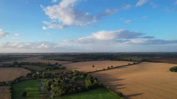 England Großbritannien September 2022 Landwirtschaftliche Betriebe Und Maschinenbau — Stockvideo